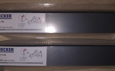Лопатки для компрессора 4x39x250 (Becker DVT 3.100)