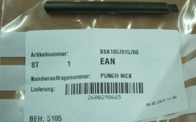 Bobst PUNCH NICKS 0.6_ BSA1057015700