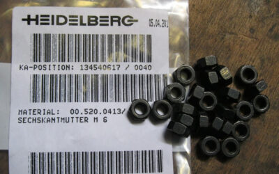 Heidelberg печатное оборудование 00.520.0413_ Hexagon Nut