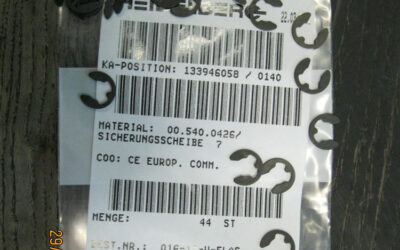 Heidelberg печатное оборудование 00.540.0426_ Retaining Ring Datasheet