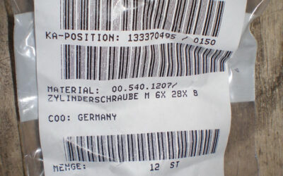 Heidelberg печатное оборудование 00.540.1207_ Allen Screw