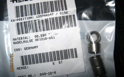 Heidelberg печатное оборудование 00.550.00017_ Needle bearing