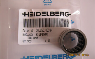 Heidelberg печатное оборудование 00.550.0033_ Needle Bearing