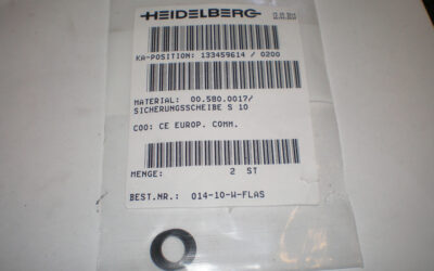 Heidelberg печатное оборудование 00.580.0017_ Safety Wash