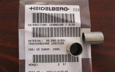 Heidelberg печатное оборудование 00.580.0192_ Lubrication-Free Bushing