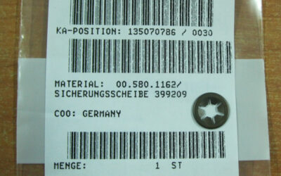Heidelberg печатное оборудование 00.580.1162_ Safety Washer