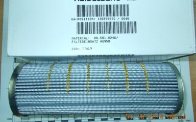 Heidelberg печатное оборудование 00.581.0246_ Filter Cartridge