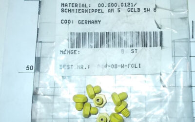 Heidelberg печатное оборудование 00.600.0121_ Lubricating Nipple AM 5 gelb SW