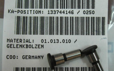 Heidelberg печатное оборудование 01.013.010_ Hinge Bolt