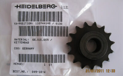 Heidelberg печатное оборудование 66.015.059_ Sprocket