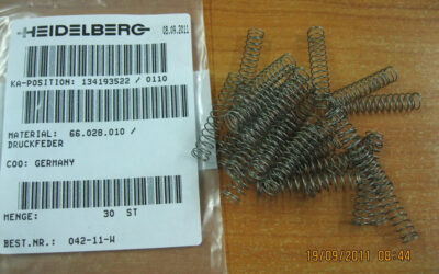 Heidelberg печатное оборудование 66.028.010_ LIFTING SUCKER SPRING