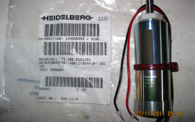 Heidelberg печатное оборудование 71.186.5121 01_ Geared Motor