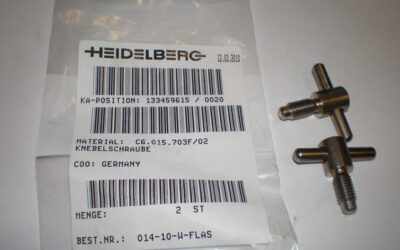 Heidelberg печатное оборудование C6.015.703F 02_ Tommy bar screw