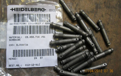 Heidelberg печатное оборудование C8.458.716 01_ Screw