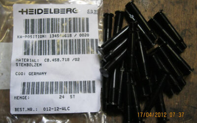 Heidelberg печатное оборудование C8.458.718 02_ Stud Bolt