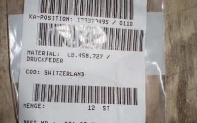 Heidelberg печатное оборудование C8.458.727_ Compression Spring for Plate Clamping Device