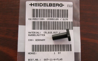 Heidelberg печатное оборудование C9.015.817_ Nut