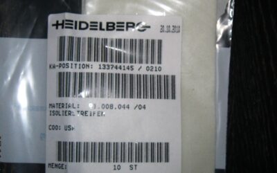 Heidelberg печатное оборудование Insulating tape_ 91.008.044 04