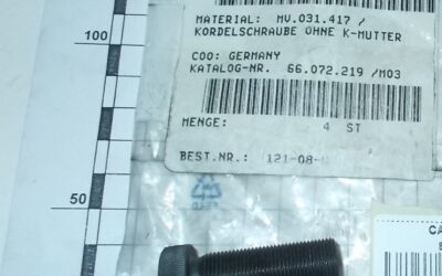Heidelberg печатное оборудование Knurled Screw_ MV.031.417_ (66.072.219)