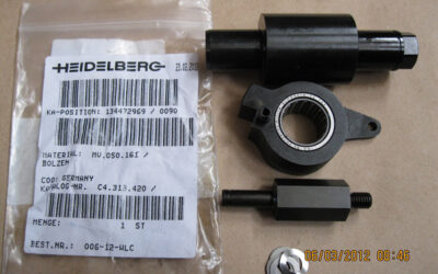 Heidelberg печатное оборудование MV.050.161_ C4.313.420_ Stop Lever and Pin complete