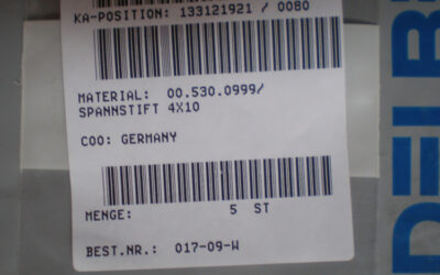 Heidelberg печатное оборудование Pin_ 00.530.0999