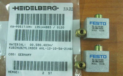 Heidelberg печатное оборудование Pneumatic Cylinder_ 00.580.4034
