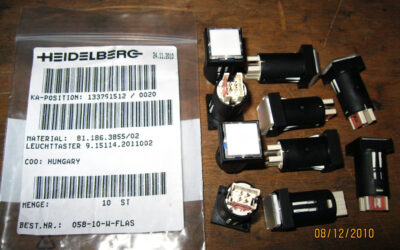 Heidelberg печатное оборудование Push Button_ 81.186.3855 02