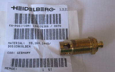 Heidelberg печатное оборудование S9.164.1448_ Metering piston