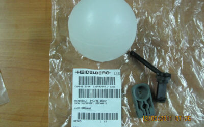 Heidelberg печатное оборудование S9.196.1536_ Return Tank Float, Ball Valve