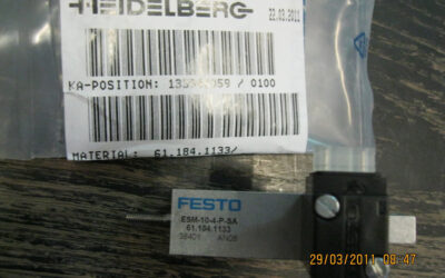 Heidelberg печатное оборудование Solenoid valve 61.184.1133